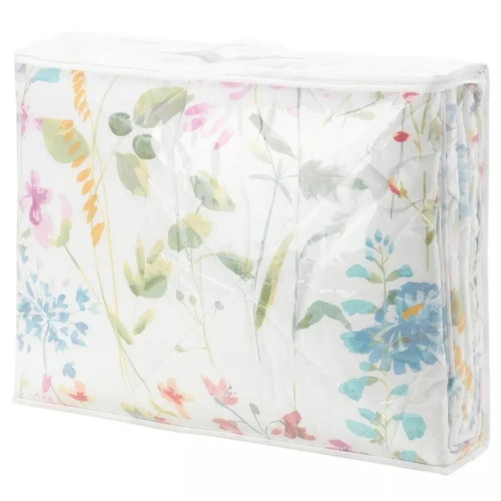 Ikea GRASVIAL Full/Queen Comforter Set Floral w/ 2 Shams 704.542.43🌸New🌸